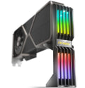 Antec (LS)Antec RGB GPU Support Bracket, Graphics Card Holder, Addressable RGB 5V 3PIN RGB Connector. Black(LS)