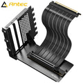 Antec Antec AT-RCVB-BK200-PCIE5 RTX50 PCI-E 5.0 Riser Cable Vertical Bracket Kit - Black, 200mm, 64GB/s, 32GT/s, supports RTX