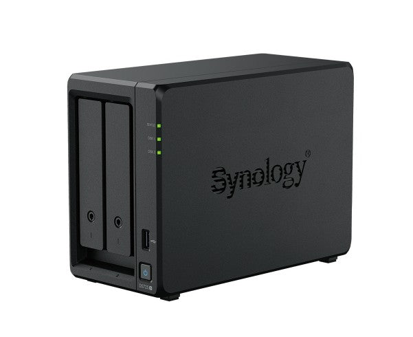Synology DiskStation DS725+ 2-Bay 3.5' Diskless 1x 1GbE + 1x 2.5GbE, NAS (Scalable), AMD Ryzen R1600 dual core, 4GB RAM, 1xUSB3