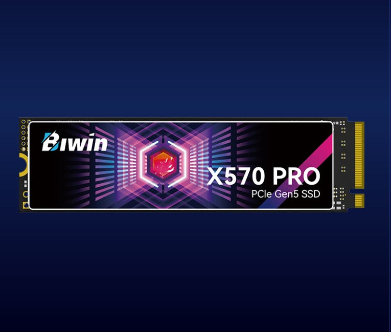 BIWIN BIWIN Black Opal 8TB X570 PRO PCIe Gen5×4, NVMe 2280 Up to 14000/13000 MB/s BX570DN08TB-RGX - 5 Year Warranty