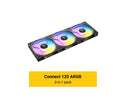 Antec Antec Connect C120 ARGB Black Performance 120mm 4-pin PWM | LED: 3-pin  Vibration Absorbing and Anti-Noise Pads Easy As