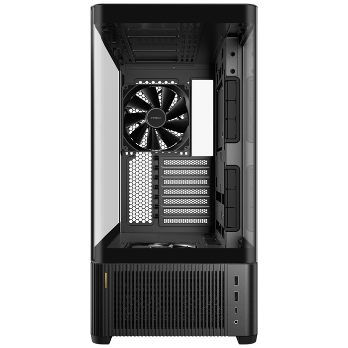 Antec C6 Curve AIR - Black, ATX/mATX/ITX, steel/glass, 7 slots, 450mm GPU, 180mm CPU, 3 PWM fans, USB-C 10Gbps