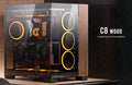 Antec Antec C8 Wood ATX, E-ATX, Seamless Edge View Front and Side, USB-C, 4mm Tempered Glass, 360mm liquid cooler top, bottom