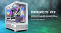 Antec Antec CX500M ARGB White Seamless  mATX, ITX, USB-C, Up to 6 Fans. 3 x RGB included (2x Front Right, 1 x Rear). Gaming C