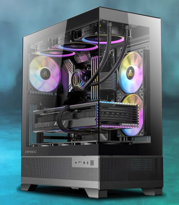 Antec Antec CX700 ARGB Black, ATX, USB Type-C 3.2 Gen 2, Tool Free Panels, Vertical Cooling, 3x 120mm PWM ARGB Fans, Heat dis