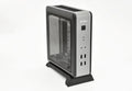 Antec (LS)Antec ISK110-VESA ITX MB, Slim Form Factor case with External 90w PSU. 2 x USB 3.0 and 2 x USB 2.0. HD Audio. VESA 