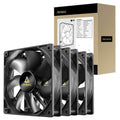 Antec Antec N12 3PK 120mm DC fans, hydraulic bearing, 1200RPM, 42.58CFM, 1.11mmH₂O, 22.3dB, 30k h life, 3-pin, 12V, ≤0.24A, 1