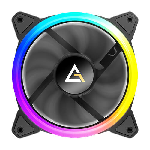 Antec Antec Neon 12CM ARGB 3 Pack + Controller - Full Spectrum ARGB Spiral Visual appealing  Heat dissipation, Hydraulic,  4P