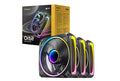 Antec Antec Orbit 120 ARGB 3PK, Extreme Lighting 4 sides  Mirror inward Effect, PWM, 28MM Thickness Focus Airflow 66.72 CFM, 