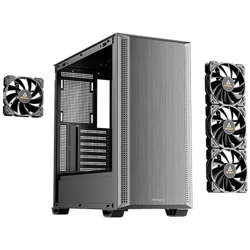 Antec Antec P7 S 478 x 222 x 465 mm ATX/M-ATX/ITX, Steel + Plastic, USB-C 3.2, 4×120mm PWM fans, 360mm radiator, GPU 405mm, P