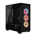 Corsair Corsair 3500X LX-R RGB iCUE LINK Mid-Tower PC Case - Black, E-ATX, Side 360mm Rad, Glass Panels, USB-C, RS ARGB Fans,