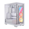 Corsair Corsair 3500X RS-R ARGB Mid-Tower PC Case - White, ARGB, ATX/E-ATX, Tempered Glass, 425mm GPU, 170mm CPU, 360mm radia