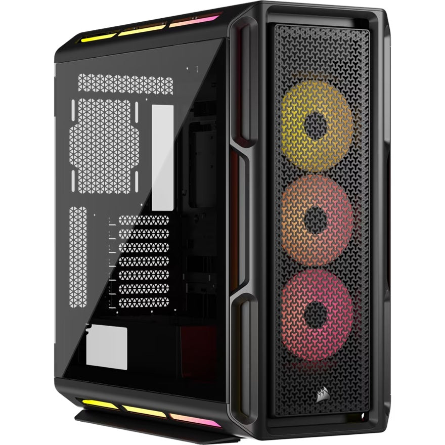 Corsair Corsair iCUE LINK 5000T LX RGB Mid-Tower High-Performance PC Case - Black, ATX, 450mm GPU, 170mm CPUcooler, 360mm rad