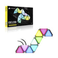 Corsair Corsair iCUE LC100 Case Accent Lighting Panels - Mini Triangle - 9x Tile Expansion Kit