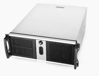 Chenbro Chenbro RM42300 Black 4U Rackmount Case, No PSU, 2x USB 2.0, External 3x 5.25",Internal 4x 3.5", 1x Slim ODD Slot, 1x