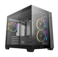 DEEPCOOL DeepCool CG330 3F M-ATX, Support BTF back-plug motherboard, USB3.0 x1,USB2.0 x2,Audio x1,Pre-installed with 3 PWM AR