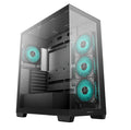 DEEPCOOL DeepCool CG580 4F Panoramic ATX Mid-Tower Case, 4 x Pre Installed Fans Single Chamber, Support Up to 2x 360mm Radiat