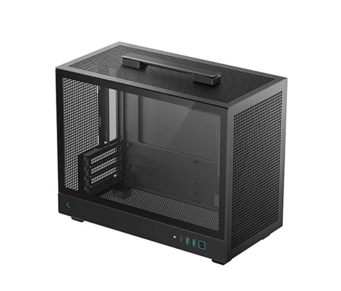 DEEPCOOL DeepCool CH160 PLUS Portable Micro-ATX Compact Case, USB3.0×2, Gen2 Type-C x1, Audio/Mic×1