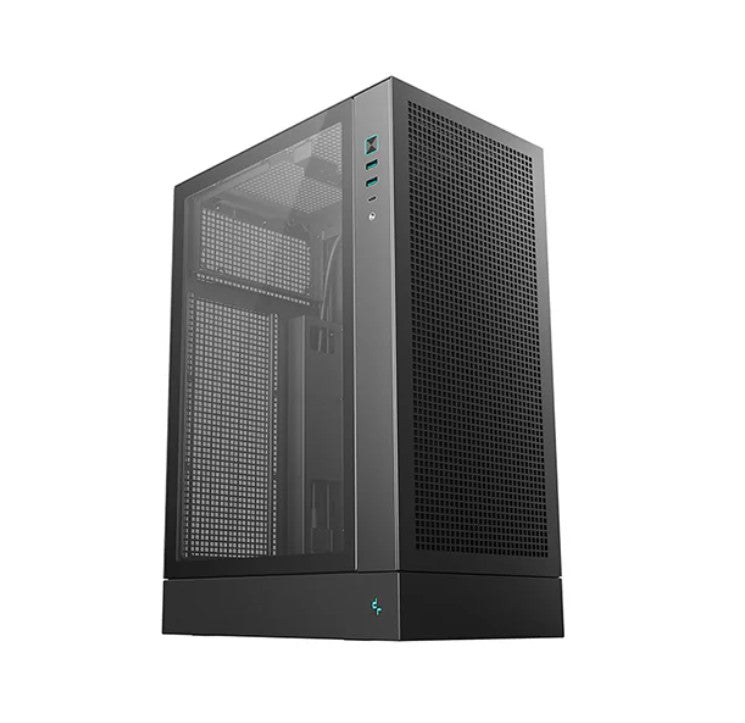 DEEPCOOL DeepCool CH170 PLUS Vertical Micro-ATX Compact Case, USB3.0×2, Gen2 Type-C x1, Audio/Mic×1