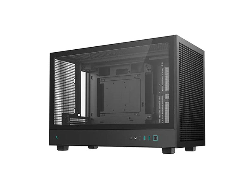 DEEPCOOL DeepCool CH260 M-ATX Case, Extremely Portable Size，Abundant Airflow Ventilation，Mesh and Glass panels，Up to 360mm Li