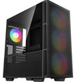 DEEPCOOL DeepCool CH560 HighAirflow Mid-Tower ATX Case, Magnetic Hybrid Mesh, Tempered Glass, 3 Pre-Installed 140mm ARGB Fans