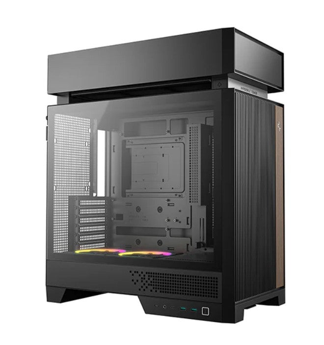 DEEPCOOL DeepCool CL660 Innovative Compartmentalized Optimized ATX Case. Pre-installed Dual ARGB Fans, Build-in Atmosphere
