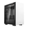 DEEPCOOL DeepCool MACUBE 110 White Minimalistic Micro-ATX Case, Magnetic Tempered Glass Panel, Removable Drive Cage, Adjustab