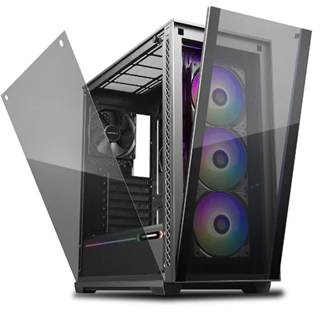 DEEPCOOL (ex-demo)DeepCool MATREXX 70 ADD-RGB 3F Full Sized Tempered Glass ARGB Case, 3 Preinstalled ARGB Fans
