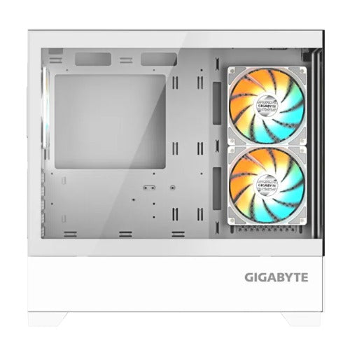 Gigabyte (LS) Gigabyte C201PI M-ATX CASE, Mid Tower, mini-ITX/m-ATX, White, H431x W242x D430 mm, 5 Slots, USB 3.0 x2, H=502 W