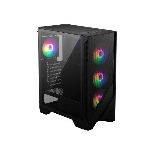MSI MAG FORGE 120A AIRFLOW ATX Case, 2x USB 3.2, 1x Mic-in / Audio-out, 1x LED, 3x 2.5", 2x 2.5"/3.5", ATX / Micro-ATX / Mini-ITX