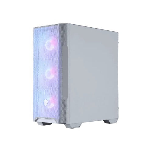 MSI MAG FORGE M100R WHITE, Micro ATX Case, 1x USB 3.2, 2x USB 2.0, 1x Audio, 1x Mic, 4x PCI-E, 2x 2.5", 2x 3.5", Micro ATX / Mini ITX