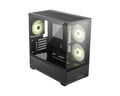 MSI MAG PANO M110R - Black, Mini Tower, 270° Panoramic Glass, Micro-ATX/Mini-ITX, 3x ARGB Fans, 360mm Radiator, 410mm GPU, USB-C, 5 Expansion Slots