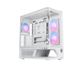 MSI MPG VIXTA 300R PZ - WHITE, Mid-tower case with panoramic tempered glass, 3 ARGB fans, USB-C 20Gbps, ATX/back-connect support, 420mm GPU cleara