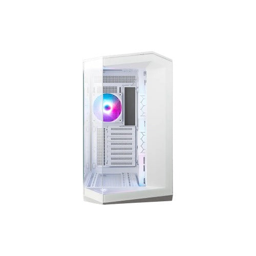 MSI MAG PANO 100R PZ WHITE Micro ATX Case, 2 x USB 5Gbps , 1x USB C 20Gbps, 1 x Audio-Out / Mic,, 3x 2.5", 2x 3.5", Micro ATX / Mini ITX(NEW)