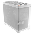 OKINOS Mini Art 4 - White, Mini Tower, Micro-ATX/ITX, Mesh Panels, USB-C 10Gbps, 3 Fans, 240mm Radiator, 330mm GPU Clearance