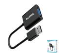8ware 8ware DisplayPort DP to VGA Adapter Converter Cable Male to Female Retail Pack 4K Gold-Plated for Video Card PC Laptop 