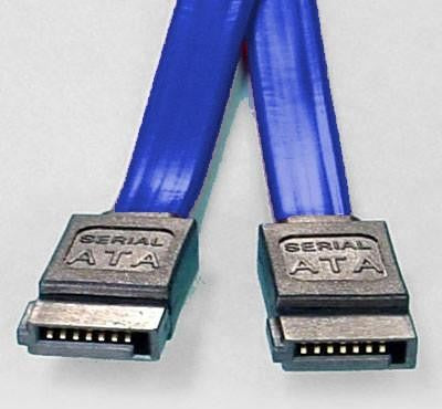 8ware 8ware SATA 3.0 Data Cable 0.5m / 50cm Male to Male Straight 180 to 180 Degree 26AWG Blue
