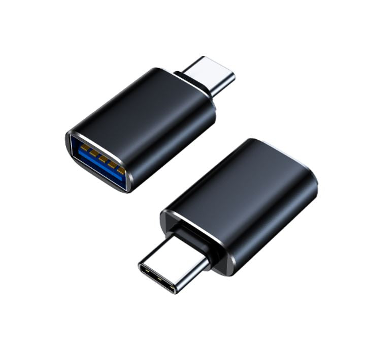 8ware 8Ware USB-A female to USB-C Male OTG Adapter For Laptop, Wall Chargers,Phone Black