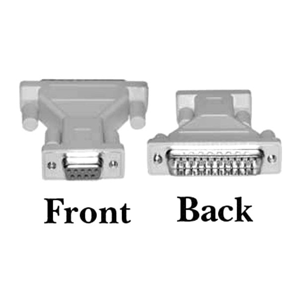 8ware 8Ware D-SUB DB 25-pin to DB 9-pin Male to Female Adapter no cable