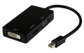 8ware 8ware 3 in1 Thunderbolt Mini DP DisplayPort to HDMI DVI VGA Hub Adapter Converter Cable for MacBook Air Mac Mini Micros