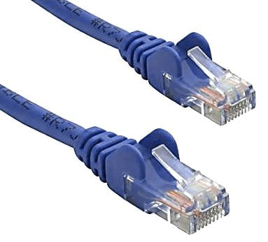 8ware 8ware CAT5e Cable 50m - Blue Color Premium RJ45 Ethernet Network LAN UTP Patch Cord 26AWG CU Jacket