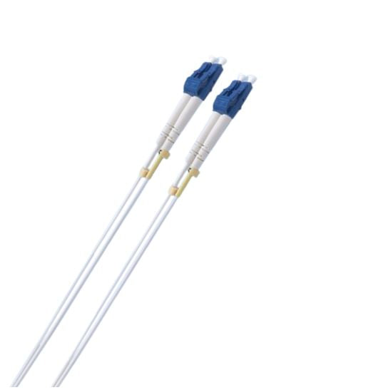 8ware 8ware 1m LC-LC OS2 Single Mode Dual-Core Fibre / Fiber Optic Cable UPC Duplex Armoured Low Smoke Zero Halogen (LSZH) Ja