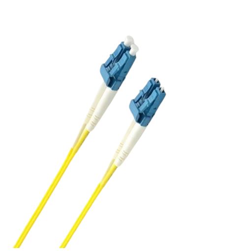 8ware 8ware 2m LC-LC OS2 Single Mode Dual-Core Fibre / Fiber Optic Cable UPC Duplex Armoured Low Smoke Zero Halogen (LSZH) Ja