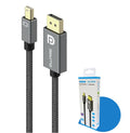 8ware 8ware Pro Series 4K 1M 60Hz Mini DisplayPort Male to DisplayPort Male cable high quality Premium connectors support MST