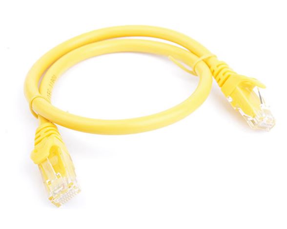 8Ware CAT6 Cable 0.25m - Yellow Premium RJ45 Ethernet Network LAN UTP Patch Cord 26AWG CU Jacket