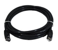 8Ware CAT6 Cable 0.5m - Black Premium RJ45 Ethernet Network LAN UTP Patch Cord 26AWG CU Jacket
