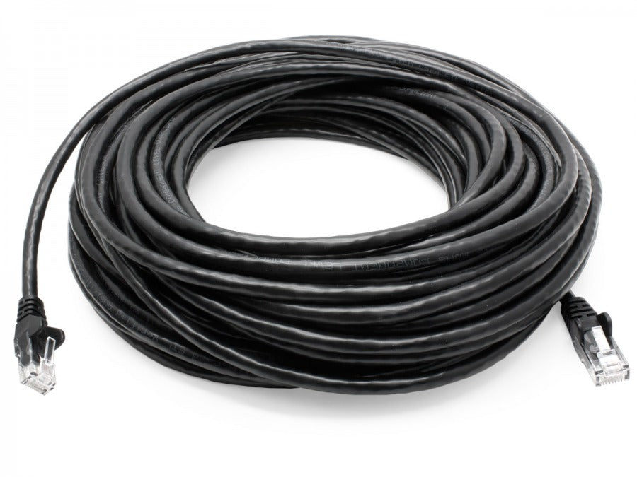 8ware 8Ware CAT6A Cable 50m - Black Color RJ45 Ethernet Network LAN UTP Patch Cord Snagless