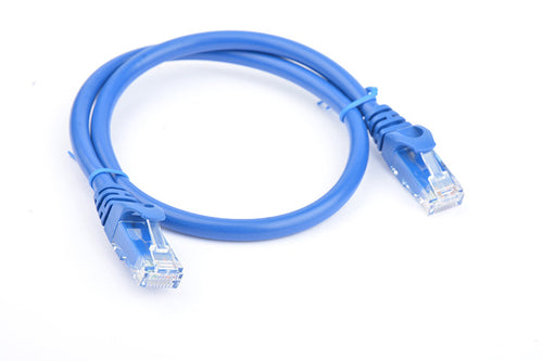 8ware 8Ware CAT6A Cable 0.25m (25cm) - Blue Color RJ45 Ethernet Network LAN UTP Patch Cord Snagless