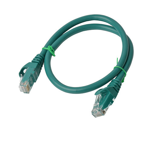 8ware 8Ware CAT6A Cable 0.5m (50cm) - Green Color RJ45 Ethernet Network LAN UTP Patch Cord Snagless