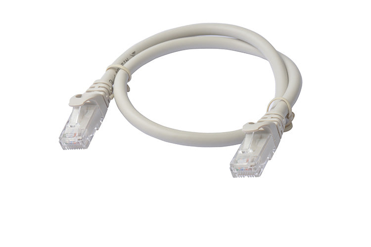 8ware 8Ware CAT6A Cable 0.5m (50cm) - Grey Color RJ45 Ethernet Network LAN UTP Patch Cord Snagless